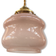 Pink glass walking lamp