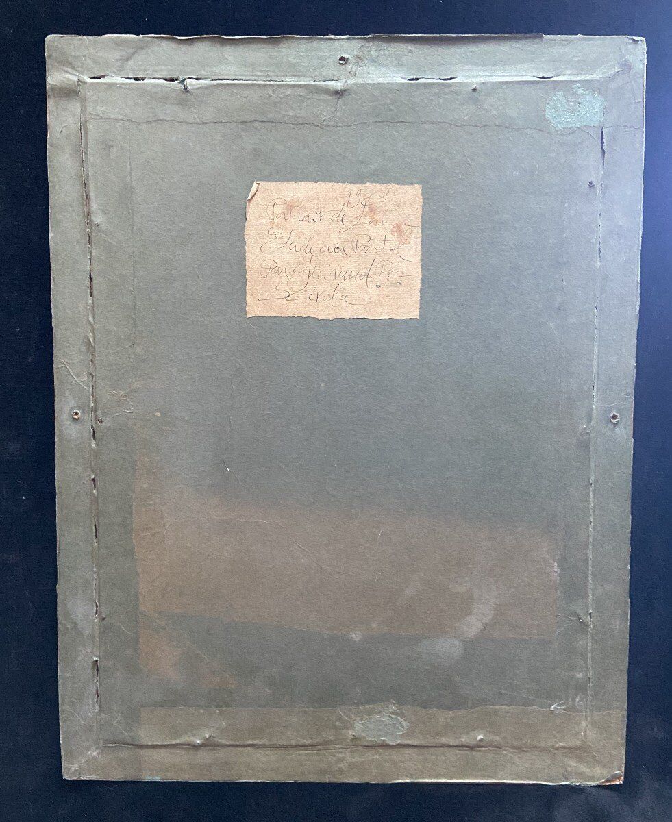 Lucien-Victor Guirand de Scevola (1871-1950) Portrait of a Young Woman, 1928 pastel, oval