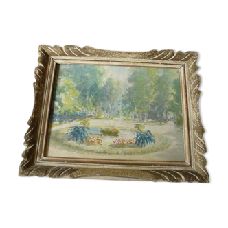 watercolor signed Louis Ravaille 1920 in Montparnasse frame