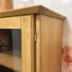 Vitrine vintage en chêne