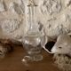 "Drop" shaped glass carafe