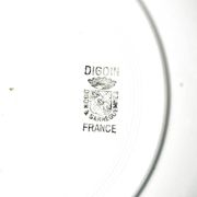 Antique round serving dish from Digoin and Sarreguemines - Rivoli series