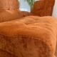 Chauffeuses/Fauteuils orange vintage