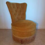 Mustard toad armchair