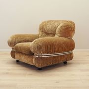 Velour armchair, Italian design, 1970s, production: Italy
