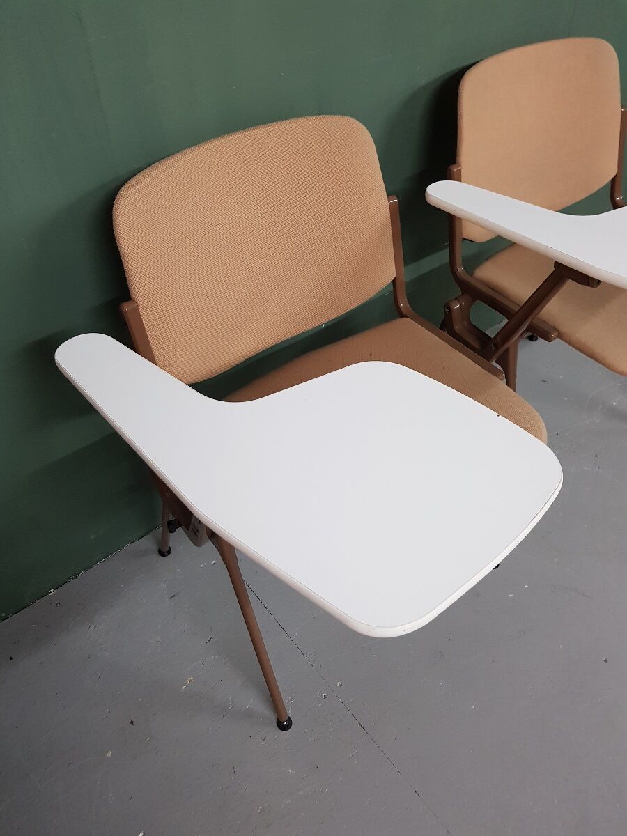 Pair of college chairs by  Giancarlo Piretti for Castelli