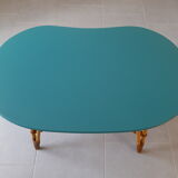 Vintage "bean" coffee table restyled