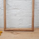 Golden wood frame with godrons