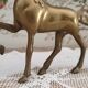 Vintage brass horse