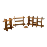 4 solid elm shelves Maison Regain