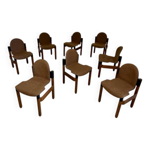 lot de 8 chaises postmoderne - thonet