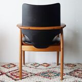 Scandinavian armchair in teak 60s