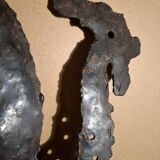 Handcrafted wrought iron sculpture