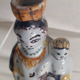 Vierge à l'enfant 18 ème en faïence de Nevers