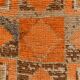 3x9 Vintage Brown & Orange Runner Rug, 84x285Cm