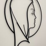 Vintage Modernist Saint Image Wall Decor