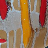 Fruit bowl, ceramic dish Vercor Vallauris style 60s 70s