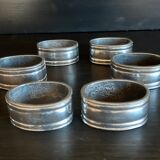 Set of 6 towels rings
