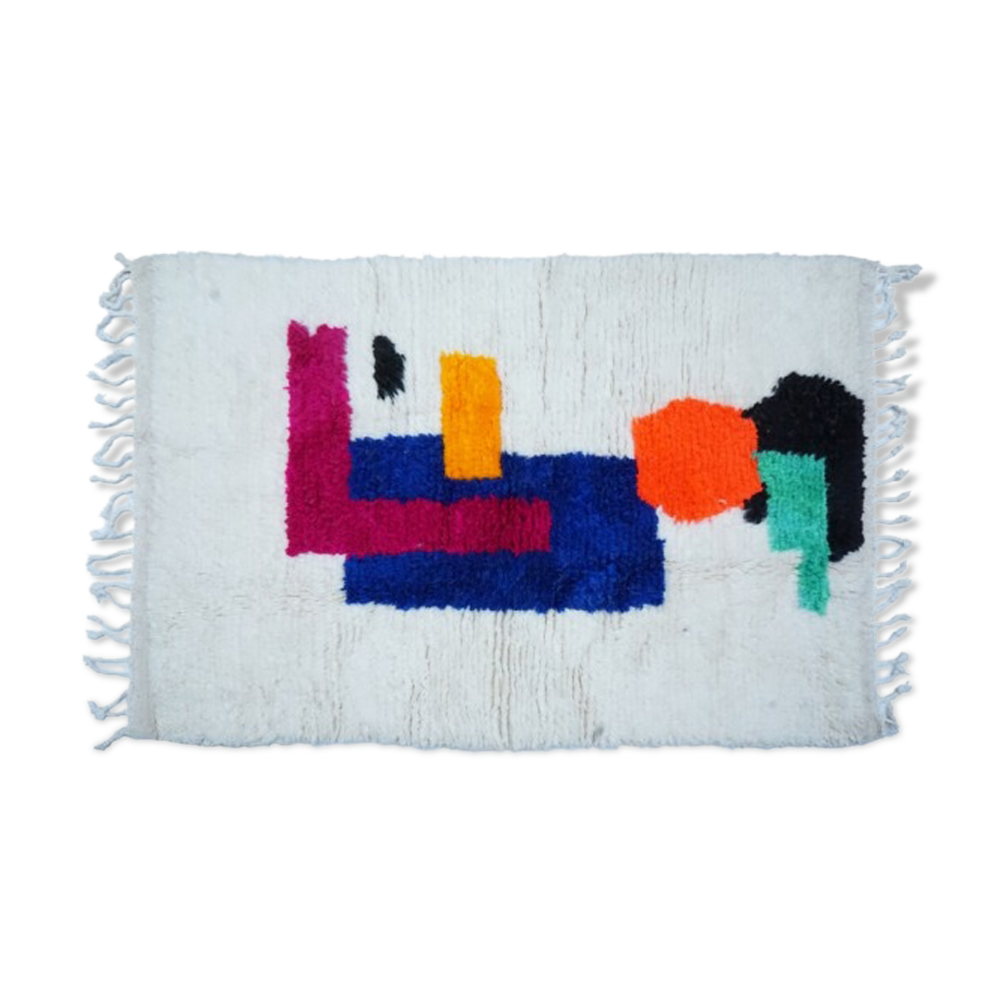 Colorful Berber carpet 145x100cm