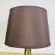 Art Deco lamp in gilded wrought iron with roses