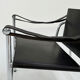 Fauteuil LC1 noir par Le Corbusier pour Cassina, 1970