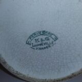 Old periwinkle broc in Lunéville porcelain