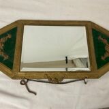 Miroir à pendant 1900 art nouveau décor Louis XV