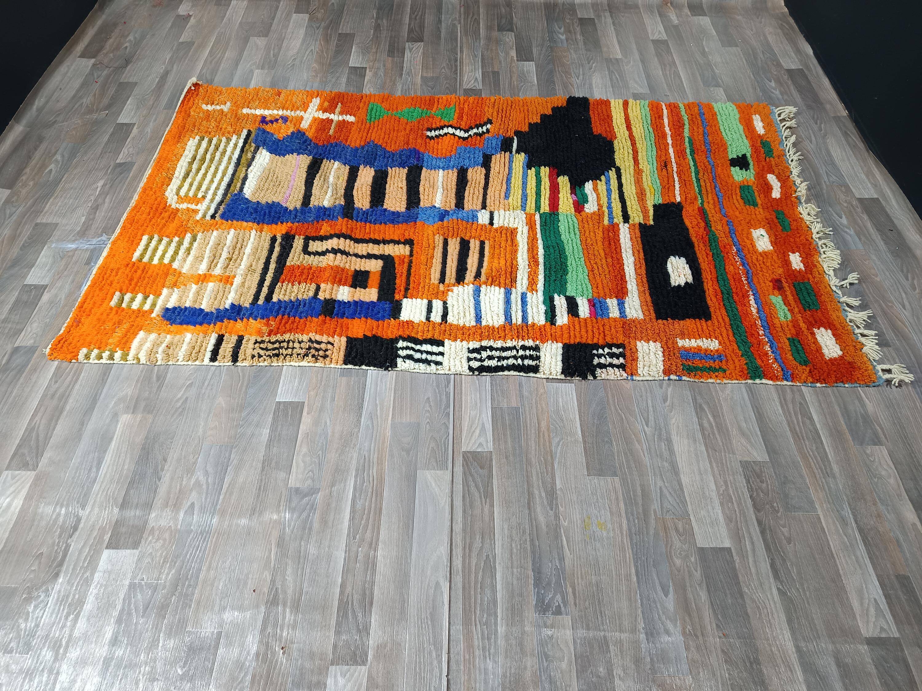 Authentic handmade Moroccan rug 3 x 2 m