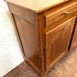 Enfilade trois portes de style Louis XV en merisier massif XX siècle