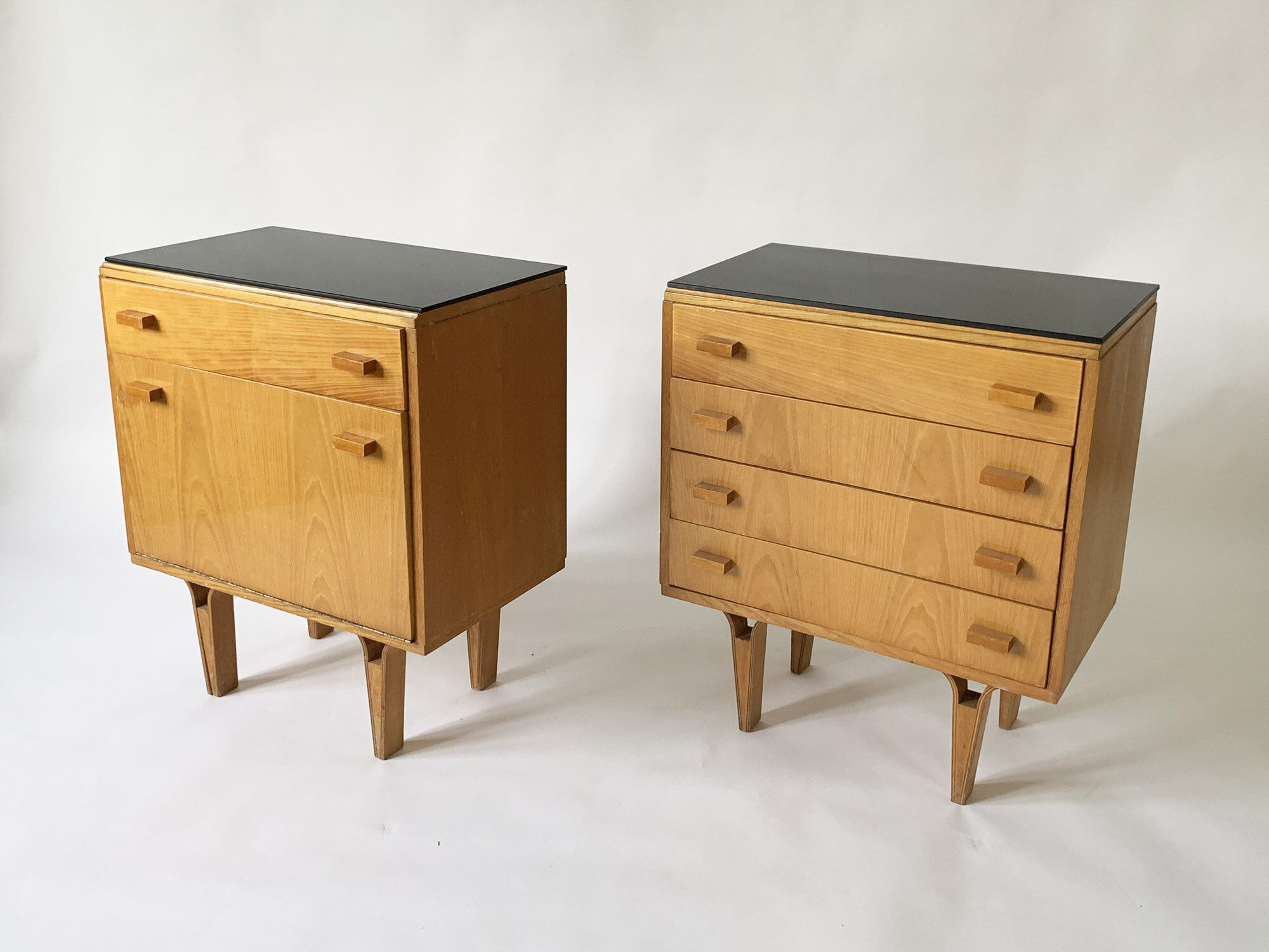 Pair of Nightstands, Novy Domov, Czechoslovakia, 1960s