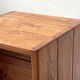 side table bedside in solid elm, Maison Regain 1970