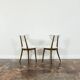 Chaises de salle à manger vintage n° 124 par H & J Kurmanowicz, Pologne, années 1950, ensemble de 6.