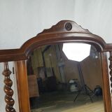 Vintage turned mirror from 80s