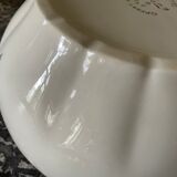 Hollow dish HBCM, Montereau, France" diam 21 cm