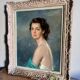 Old portrait of a woman in pastel - Cyprien Boulet