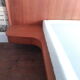 Vintage Scandinavian teak bed 1960