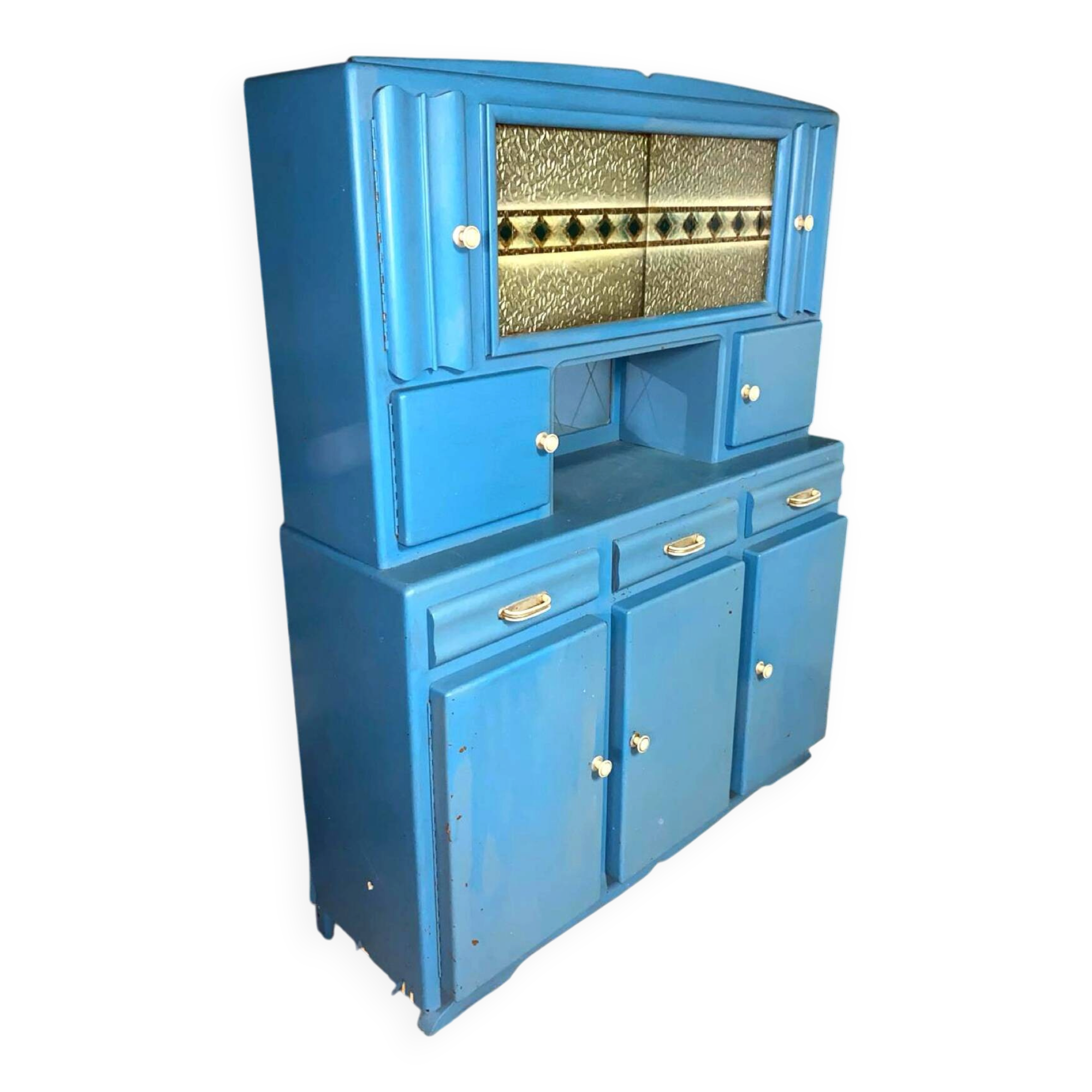 Turquoise blue buffet
