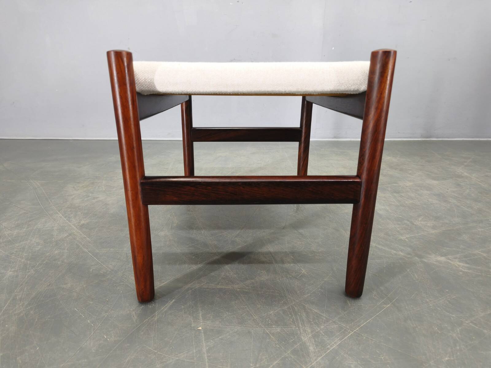 Danish Rosewood Ottoman by Spottrup, 1960s