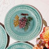Set of 3 old slurry plates