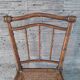Bamboo style bedroom chair 1900 old Napoleon III