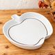Vintage REVOL France oven dish in porcelain, apple shape.