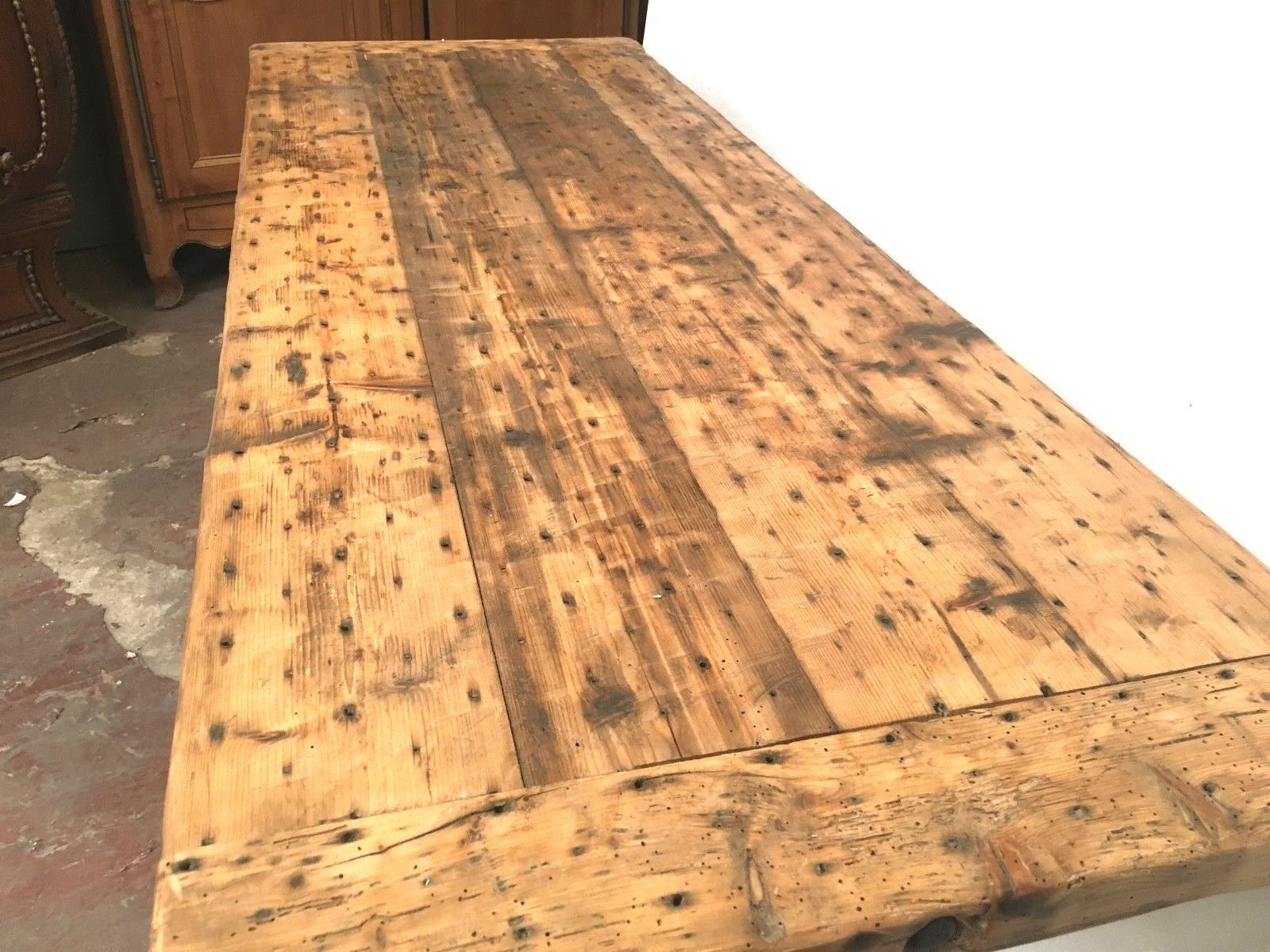 Old industrial workbench