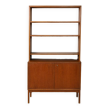 Vintage Swedish bookcase with storage compartment