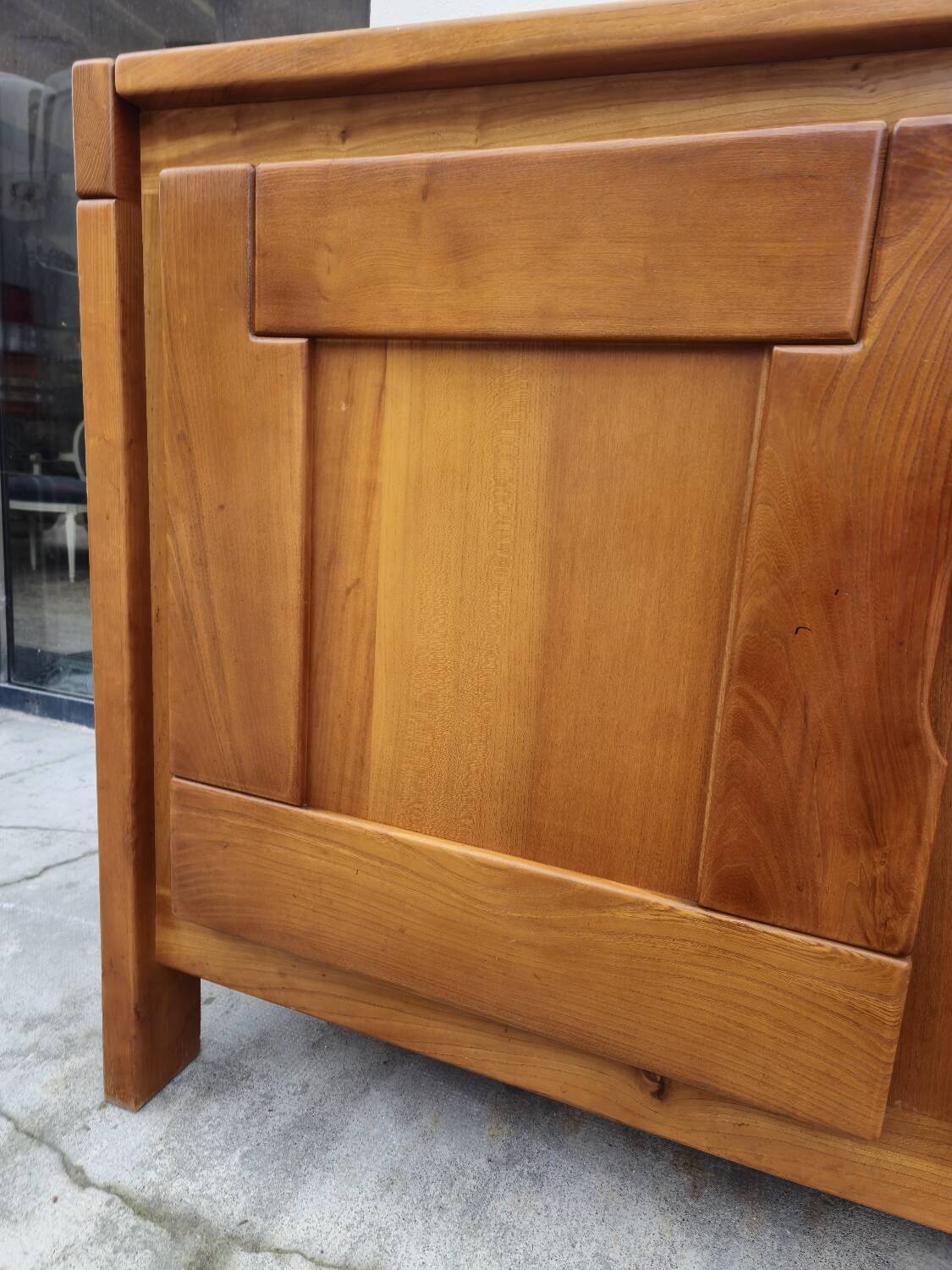 Enfilade Maison Regain in Oak with 3 vintage doors