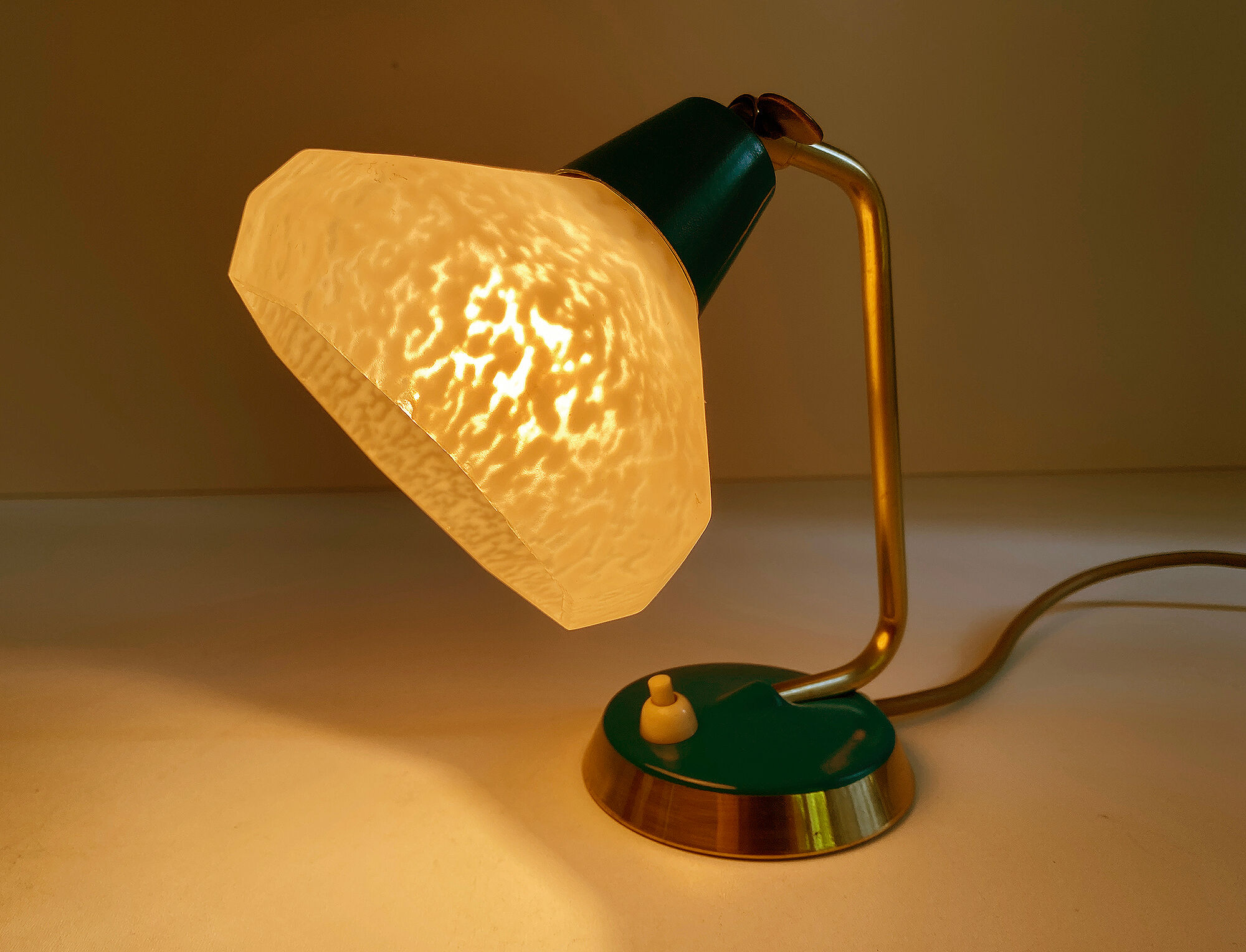 Lampe de table vintage années 50