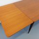 Table à manger rectangulaire style scandinave vintage des années 50 60 teck