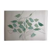 Lithograph on paper signed and numbered by André BEAUDIN, Arbre et feuilles III, 1966