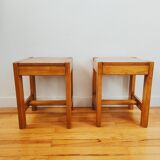 Pair of vintage Scandinavian style sofa ends