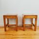 Pair of vintage Scandinavian style sofa ends