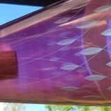 Vintage cut glass pendant light